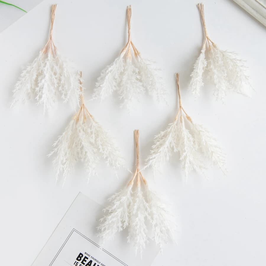 Artificial Plants Autumn Golden Silvery Fake Branch For Festival Tree Wreath Home Accessories Wedding Archway Decor Scrapbook